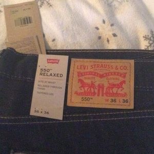 Levi’s, NWT, 36 x 36, 550 relaxed